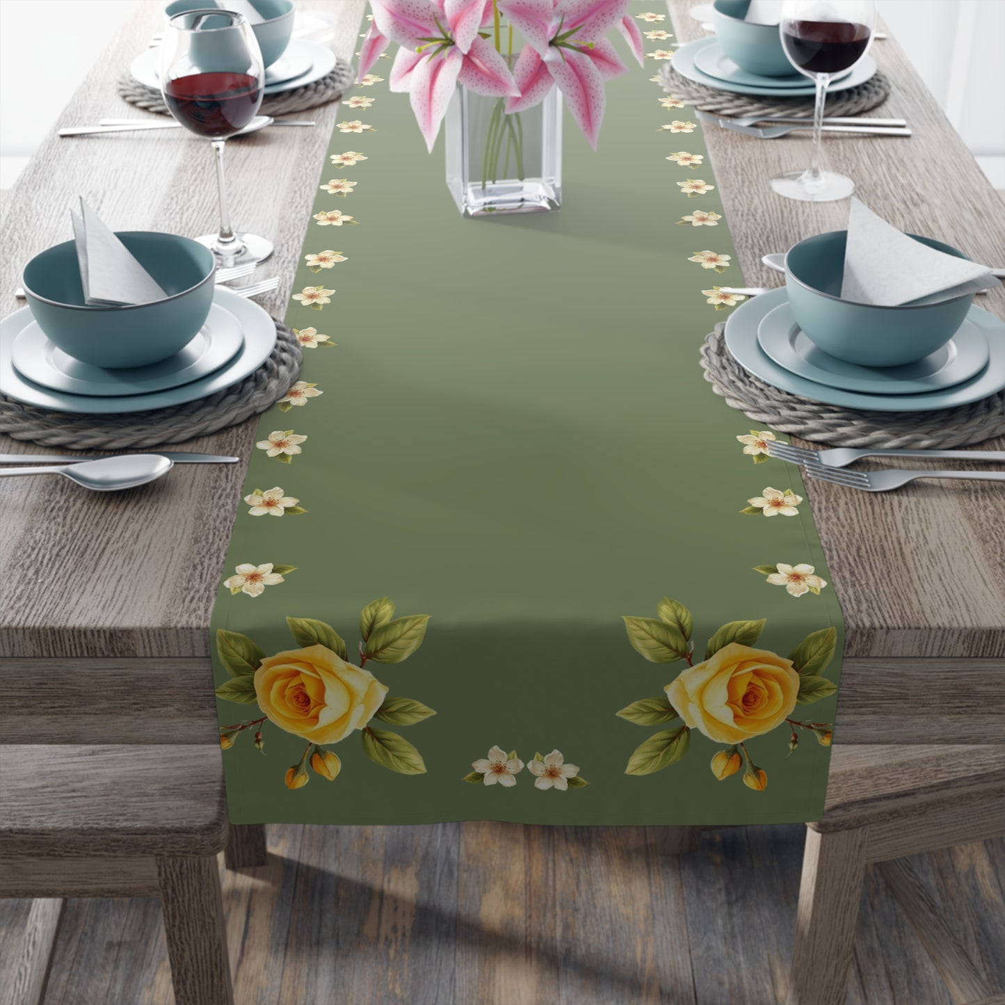 Renaissance Table Runner for Dining Decor