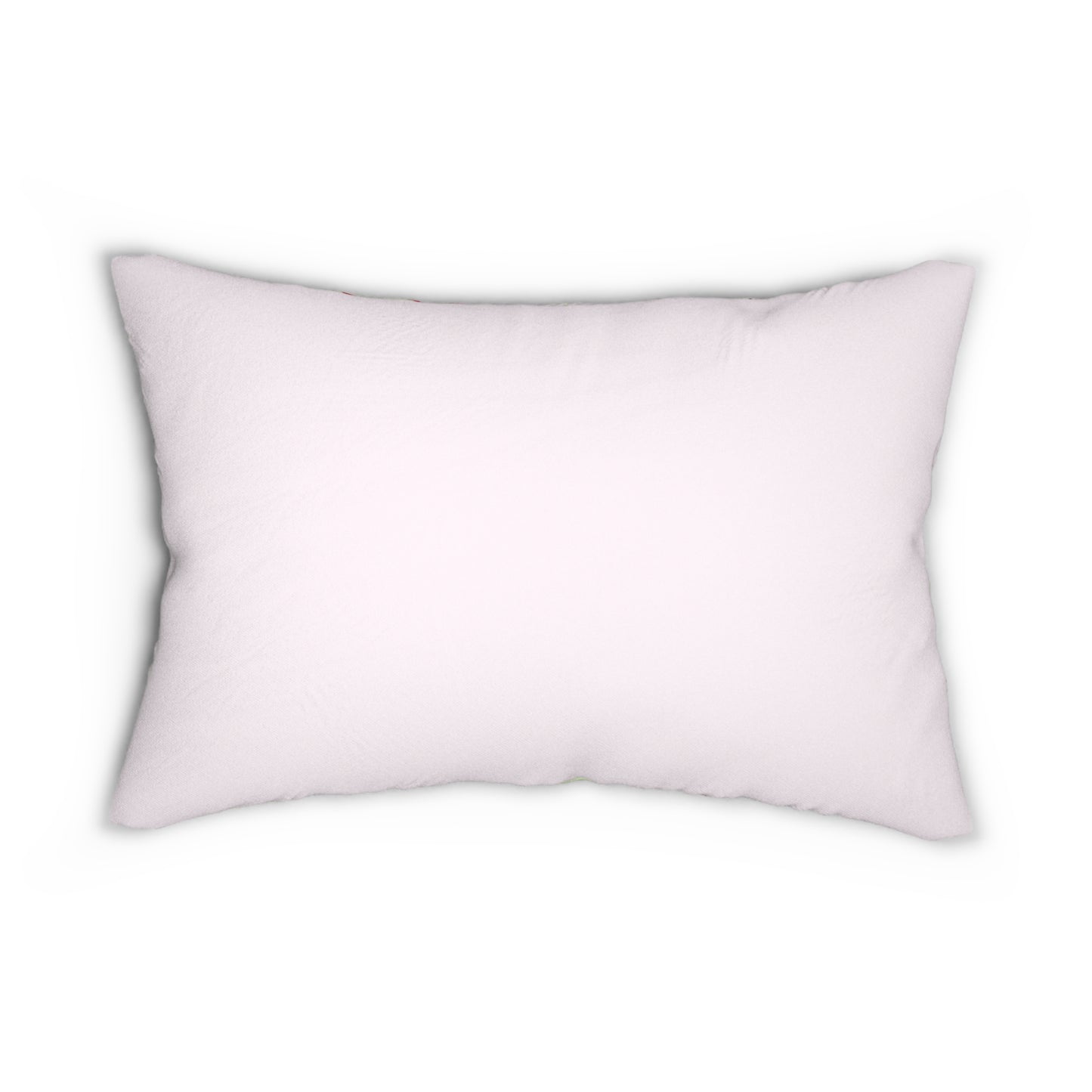 Lumbar Pillow - Double-sided design with pastel pink, Pomme verte Collection