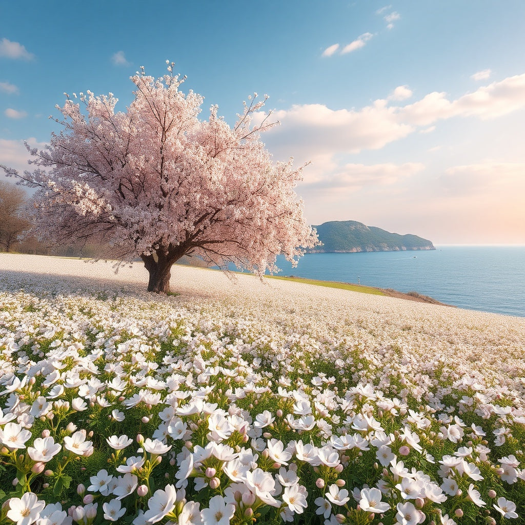 El almendro en flor: El emblema de la firma