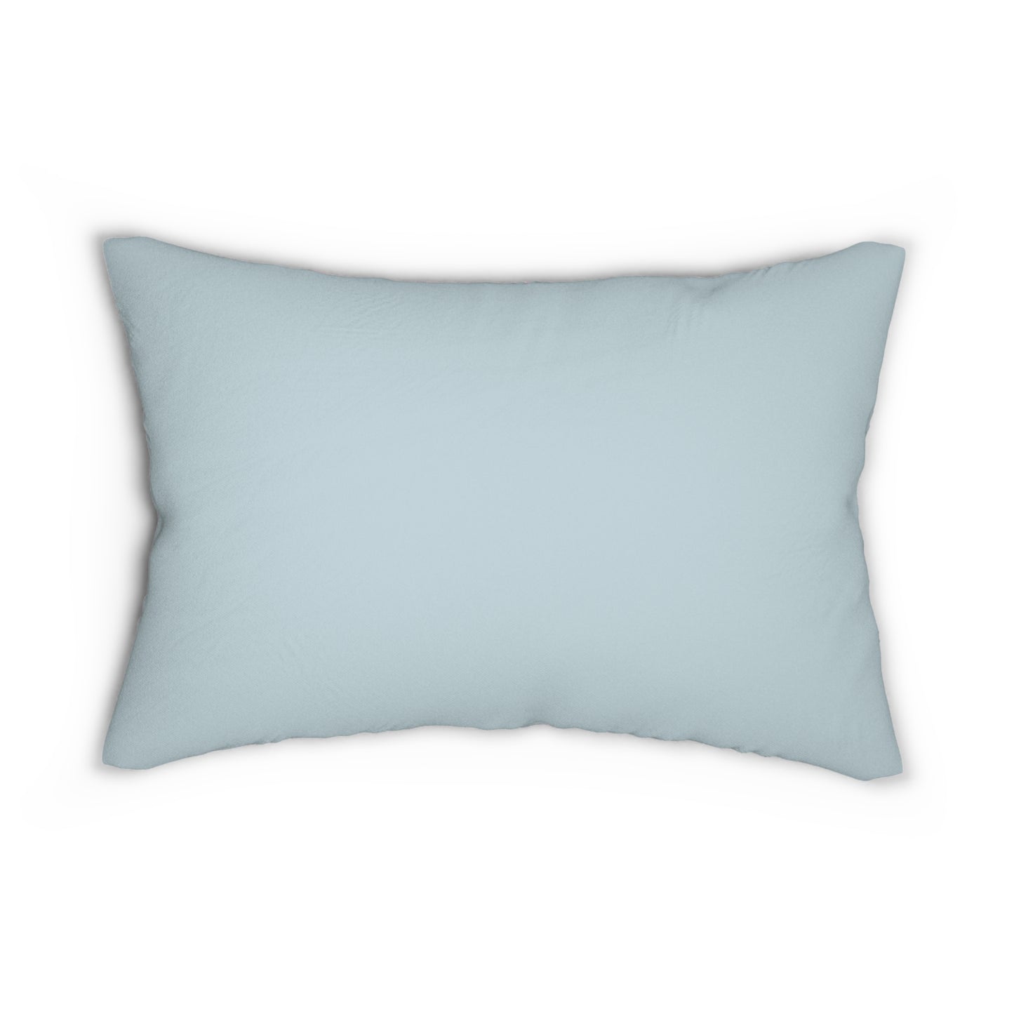 Pastel Blue and Pink Striped Lumbar Pillow - Douceur Collection