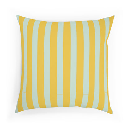 Renaissance Bright Yellow Rose Decorative Cushion
