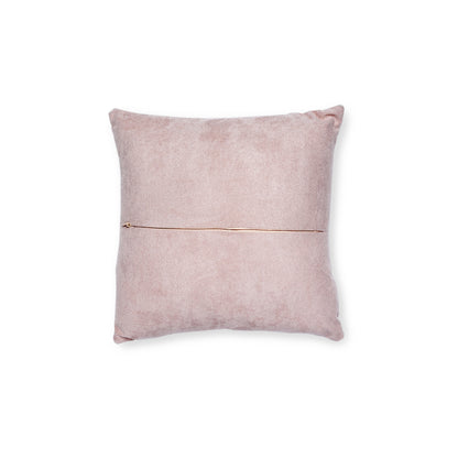 Pastel Glitter Square Pillow - Colorful Home Decor