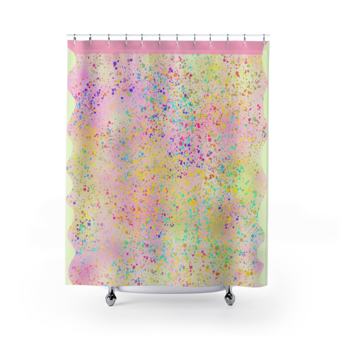 Shower Curtains - Glitter Splatter design