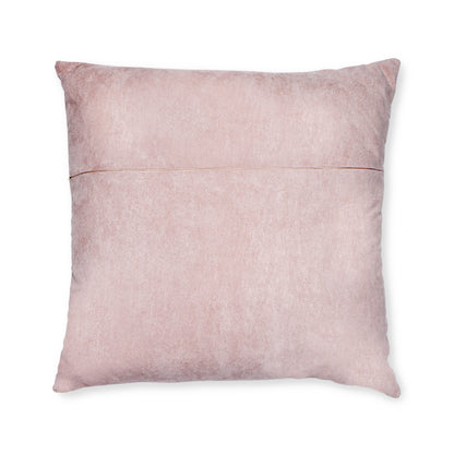 Pastel Glitter Square Pillow - Colorful Home Decor