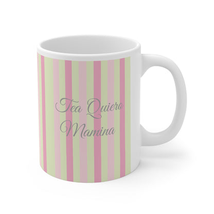 Tea Quiero Coffee Mug | 11oz White Ceramic | Customizable Cute Gift