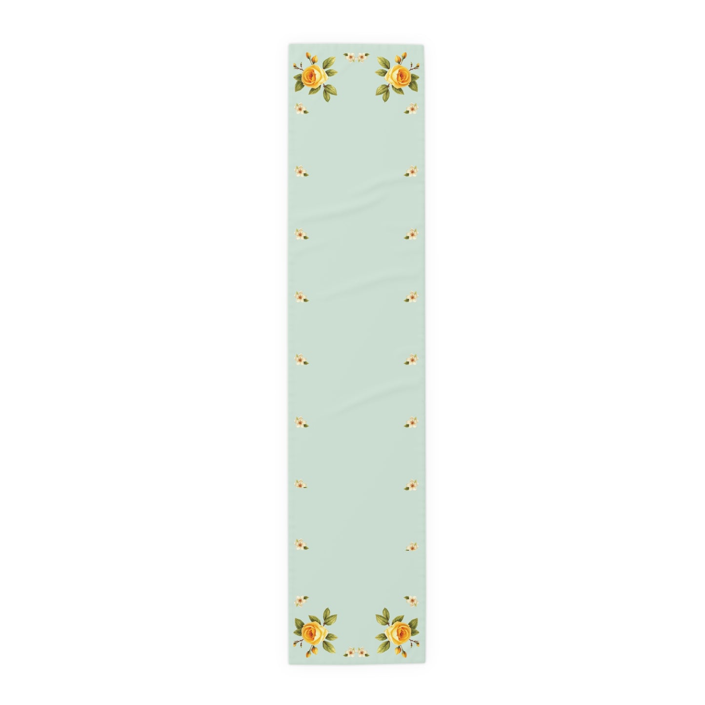 Renaissance_Elegant Floral Table Runner - Cotton/Poly Blend for Dining & Special Occasions