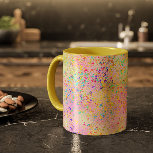 Vibrant Colorful Mug - Fun Splatter Design for Coffee Lovers