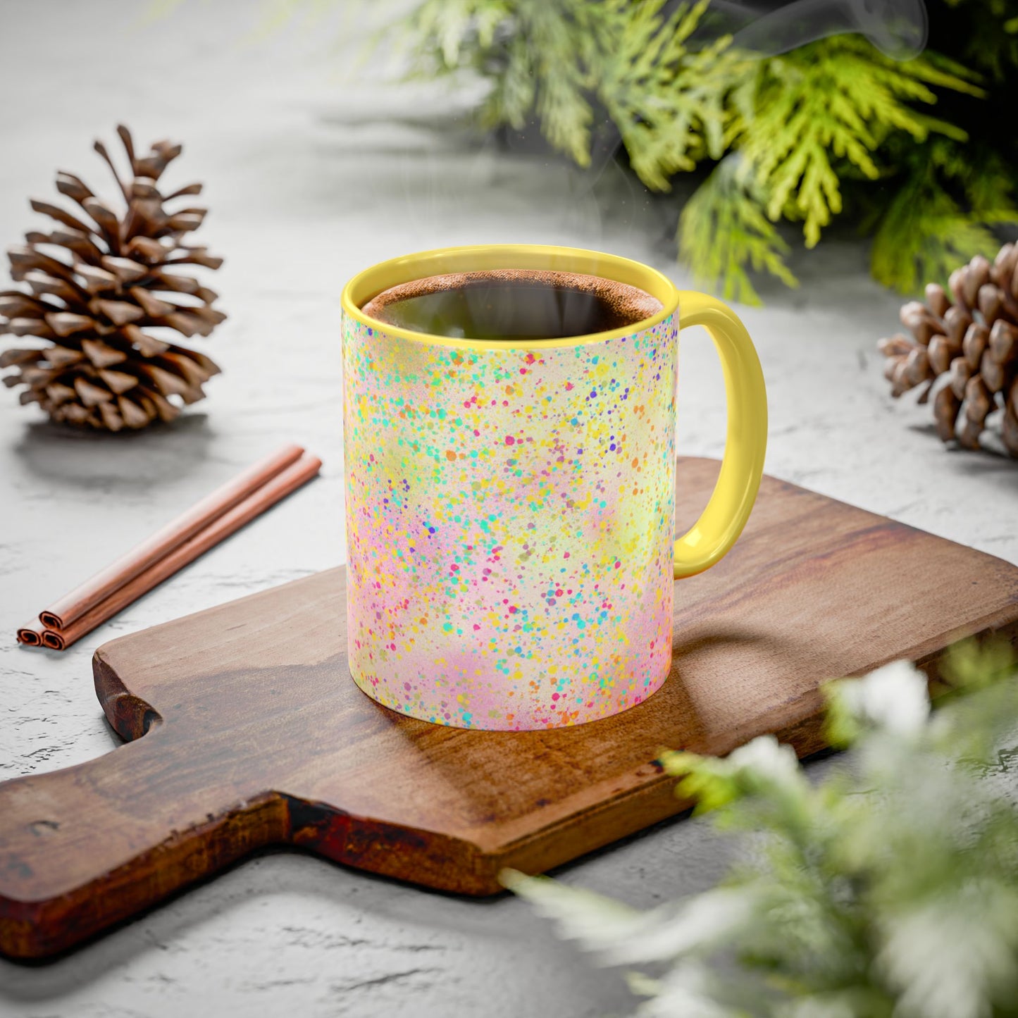 Vibrant Colorful Mug - Fun Splatter Design for Coffee Lovers